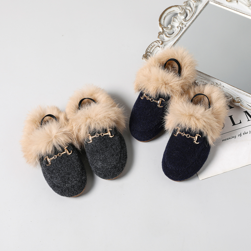 Kids Indoor Outdoor Slippers - AS ใหม่เด็กรองเท้าเด็กสไลด์เด็กทารกลื่นบนรองเท้าแตะกลางแจ้งเด็กวัยหัดเดินสีเทายี่ห้อ Flats นุ่มเจ้าหญิงสไลด์