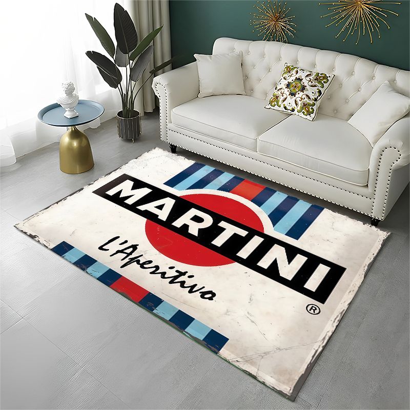 Kids Outdoor Mat - รถแข่ง M-Martini Moto พรมกันลื่นสำหรับห้องนั่งเล่น,ห้องนอน,ห้องเด็กเล่น,พรมนุ่ม,พรมปูพื้น,ตกแต่งบ้าน,พรมห้องเด็ก