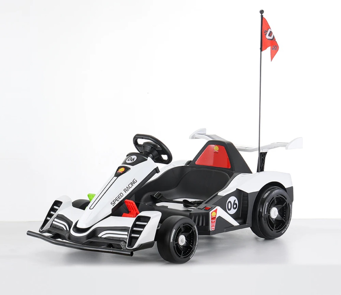 Kids Outdoor Karting - รถโกคาร์ทไฟฟ้าสำหรับเด็ก ใช้ได้ทั้งภายนอกและภายในอาคาร 12V 7ah 550w สำหรับการแข่งรถ