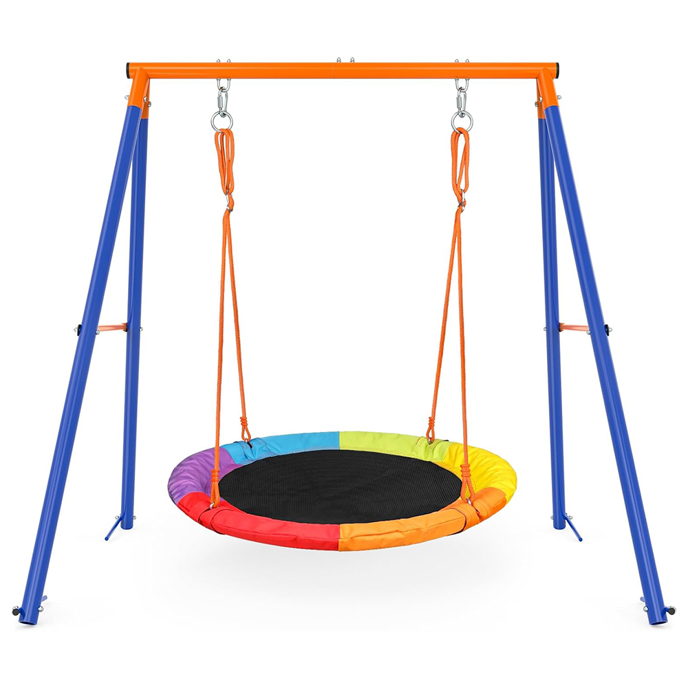 Kids Outdoor Garden Set - ชุดชิงช้าเหล็กสำหรับสนามเด็กเล่น ขายส่งชุดชิงช้ากลางแจ้งสำหรับผู้ใหญ่และเด็ก