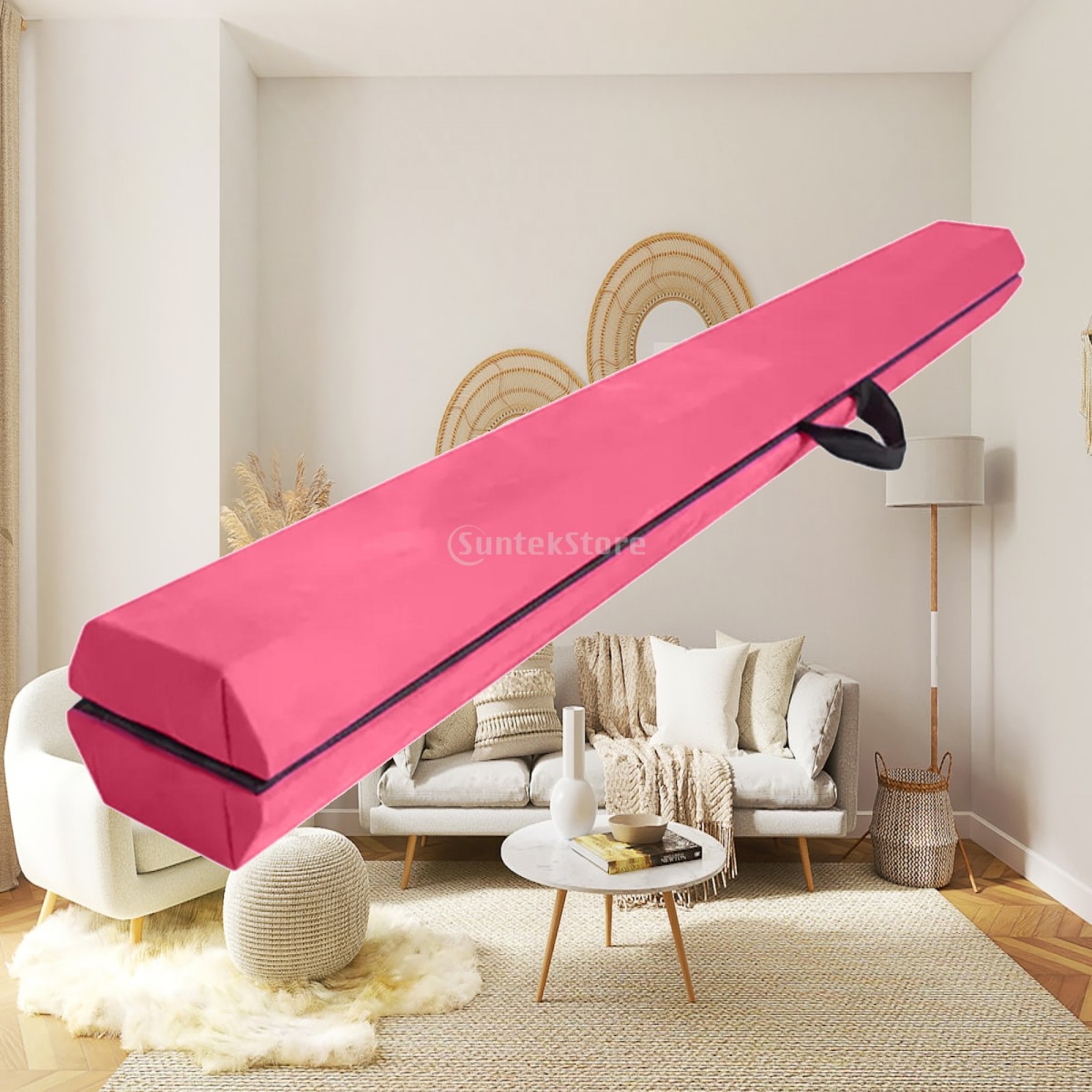 Kids Outdoor Balance Beam - คานทรงตัวสำหรับเด็ก ฝึกการประสานงานร่างกาย คานยิมนาสติกพับได้สำหรับฝึกทรงตัวบนพื้น ใช้ได้ทั้งในร่มและกลางแจ้ง เหมาะสำหรับเด็กผู้หญิงวัยก่อนเข้าเรียน