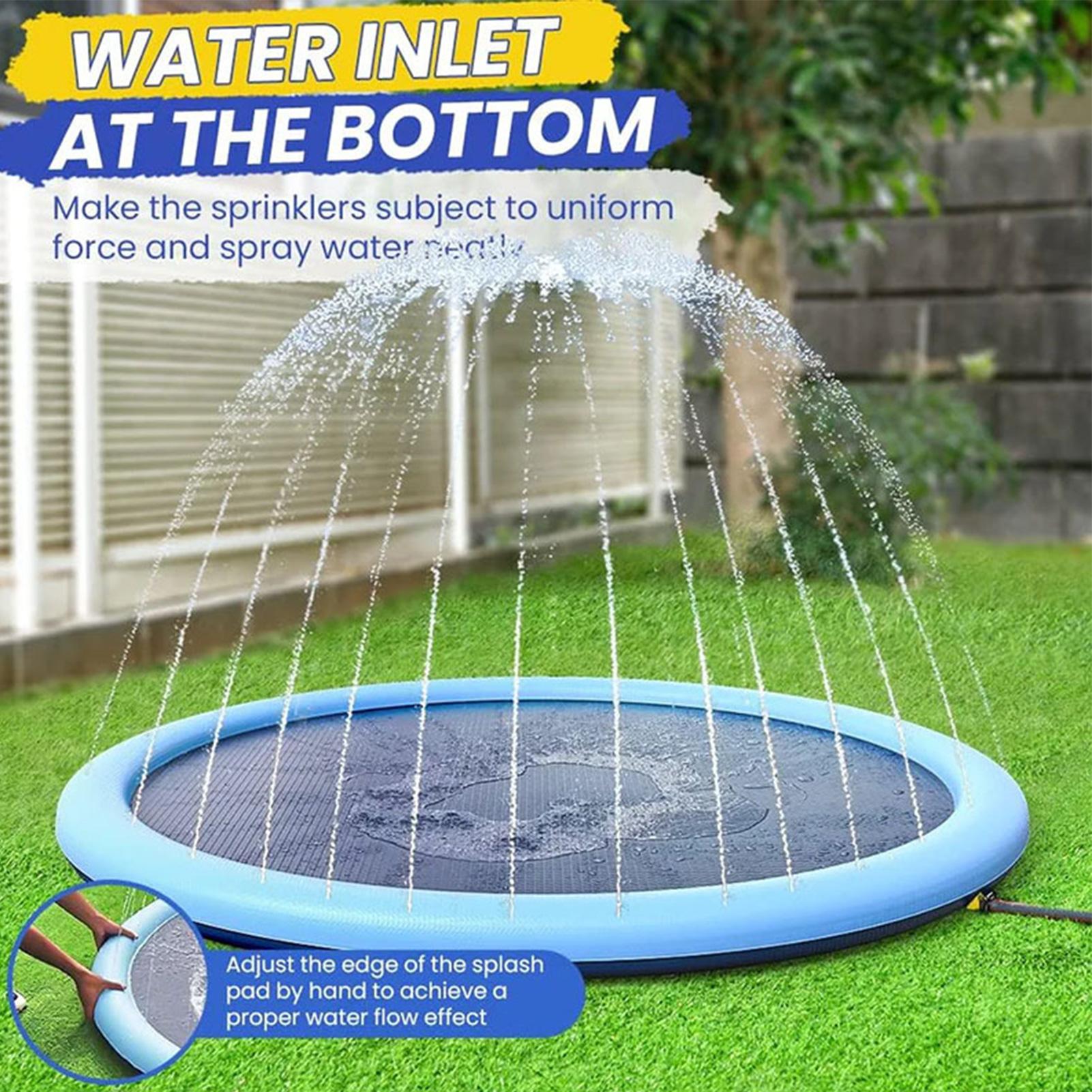 Kids Outdoor Mat - แผ่นรองเล่นน้ำสำหรับเด็กกลางแจ้ง ขนาด 150 ซม. ลายตัวอักษร ใช้ได้ทั้งสนามหญ้า