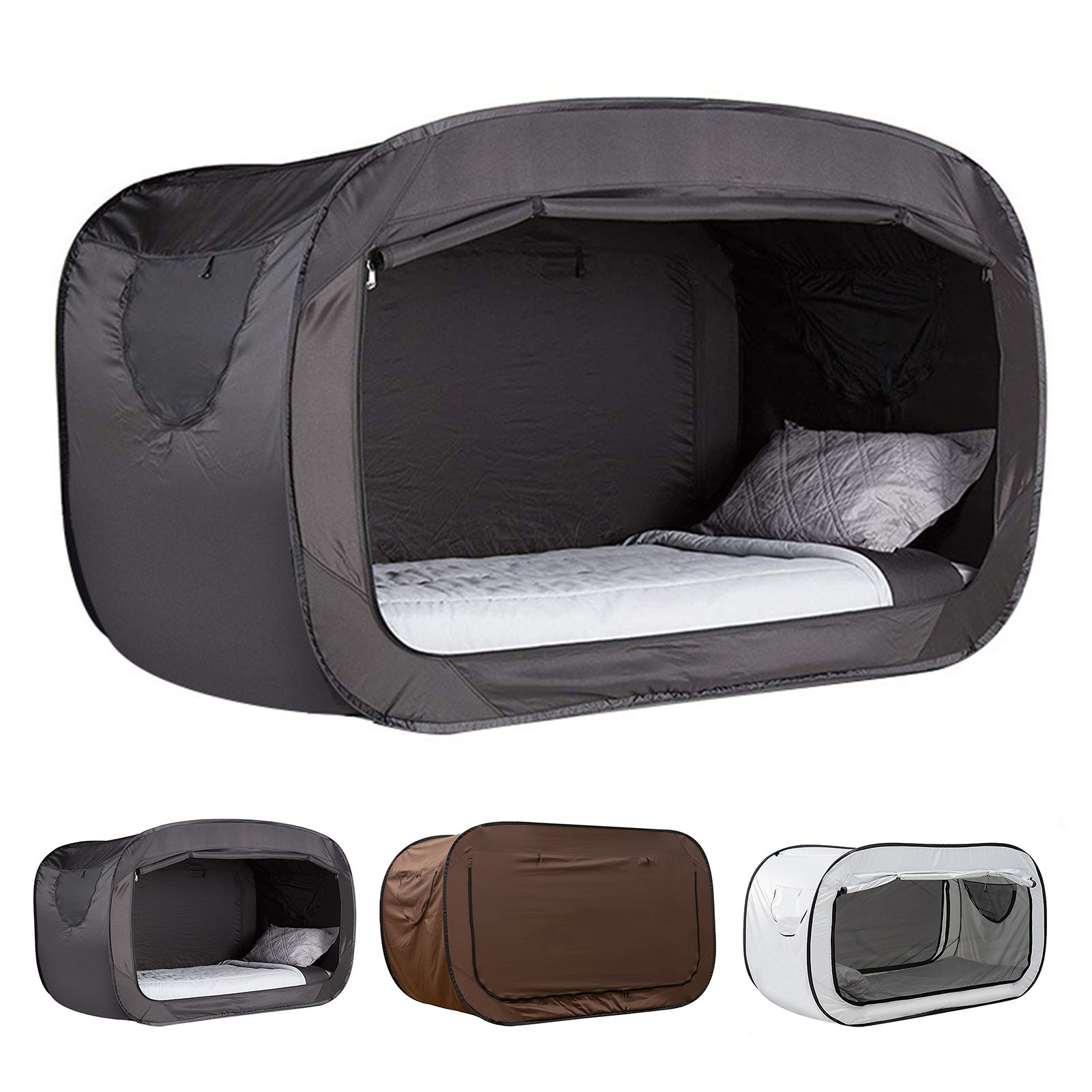 Kids Outdoor Tent - กลางแจ้งพับความเป็นส่วนตัว Pop เตียงเต็นท์ Camping Enclosed Shading
