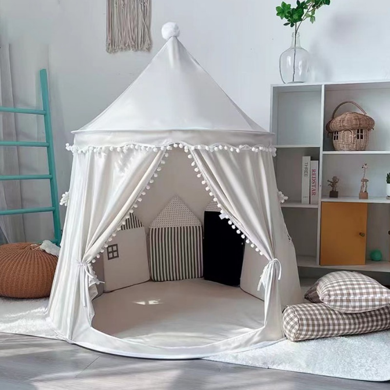 Kids Outdoor Tent - เต็นท์ทีพีขนาดใหญ่สำหรับเด็ก เต็นท์ของเล่นพับได้ ปราสาทเด็กเล่น บ้านเด็กเล่น เต็นท์ทีพีขนาดใหญ่ ปราสาทเจ้าหญิง