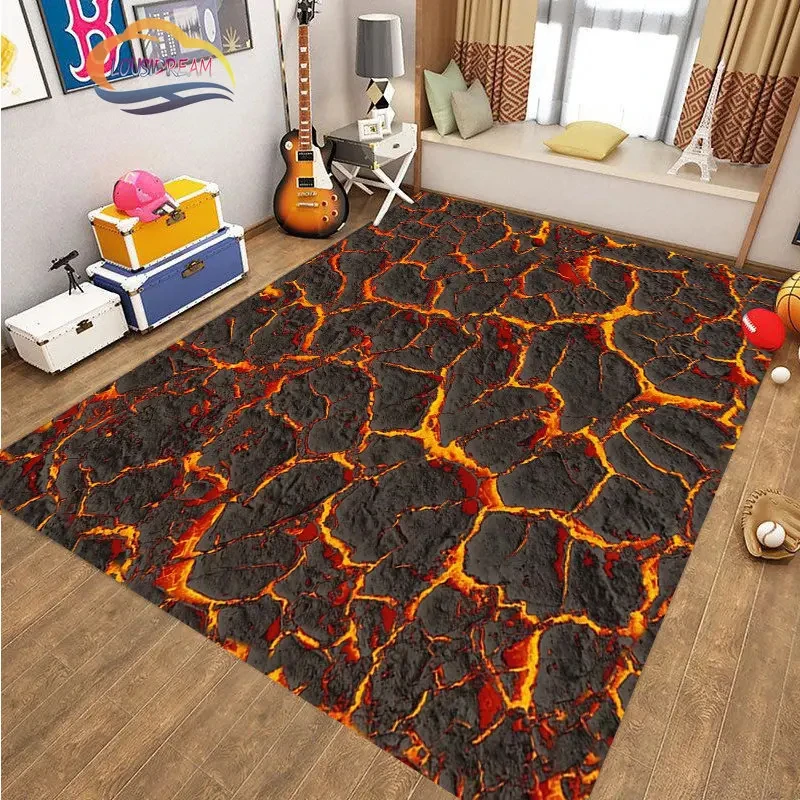 พรมลายภูเขาไฟ 3 มิติ ขนาดใหญ่  - Kids Outdoor Mat บทวิจารณ์และราคา