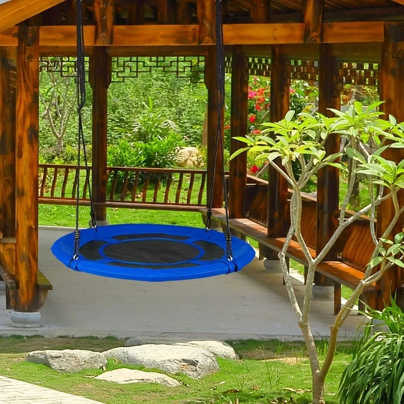 เปลญวนเด็กแบบวงกลมผ้าใบอ๊อกซ์ฟ - Kids Outdoor Garden Set บทวิจารณ์และราคา