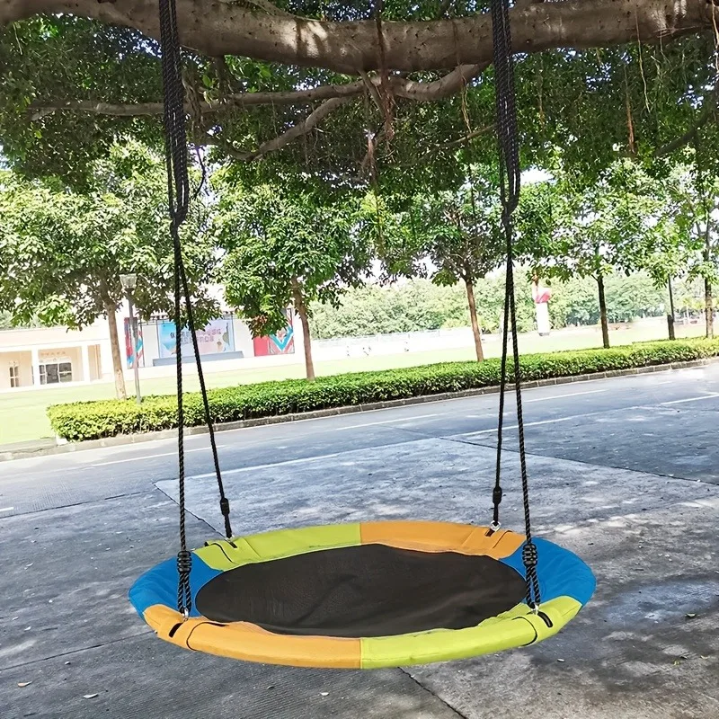 เปลญวนเด็กแบบวงกลมผ้าใบอ๊อกซ์ฟ - Kids Outdoor Garden Set บทวิจารณ์และราคา
