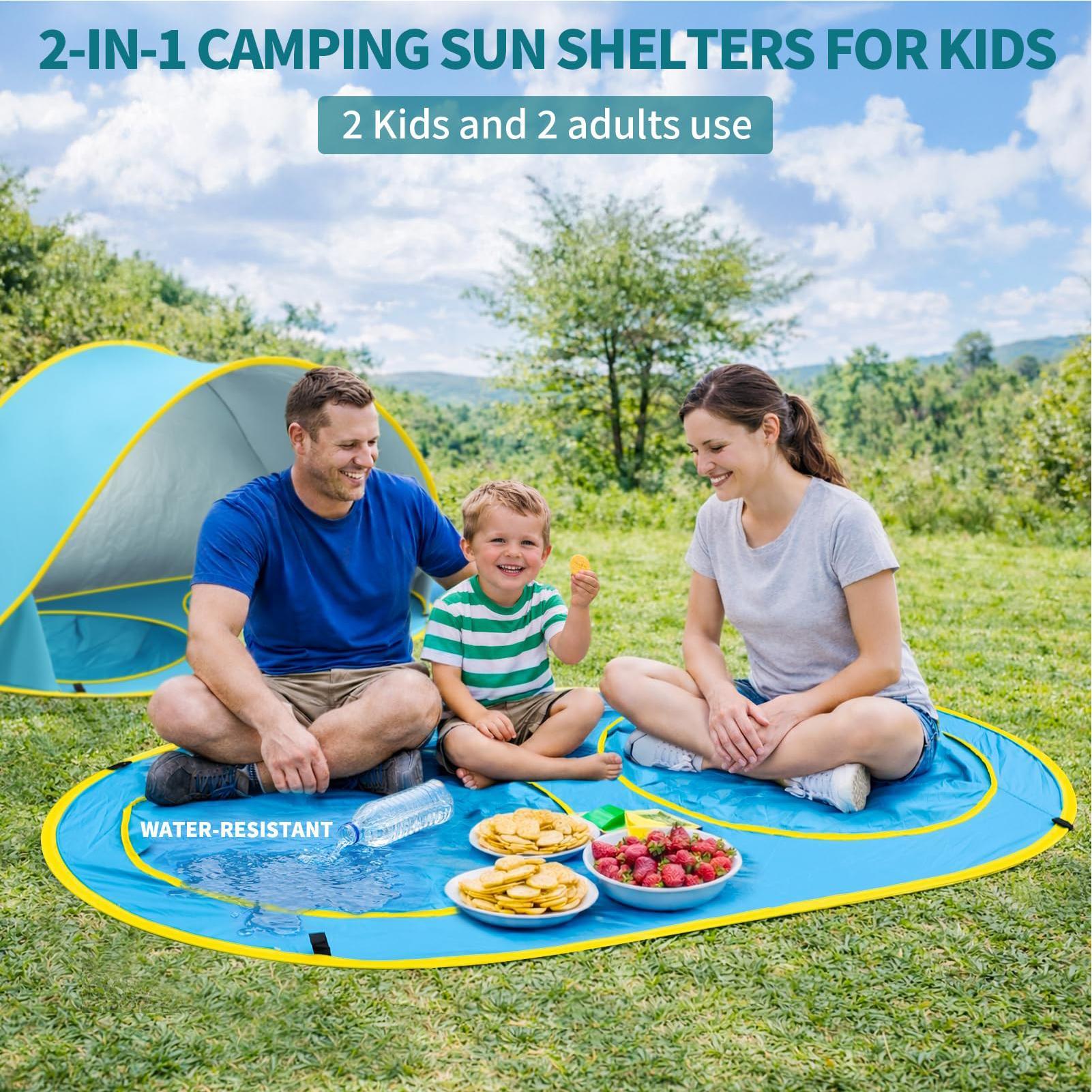 เต็นท์ชายหาดสำหรับเด็กพร้อมสระ - Kids Outdoor Tent บทวิจารณ์และราคา