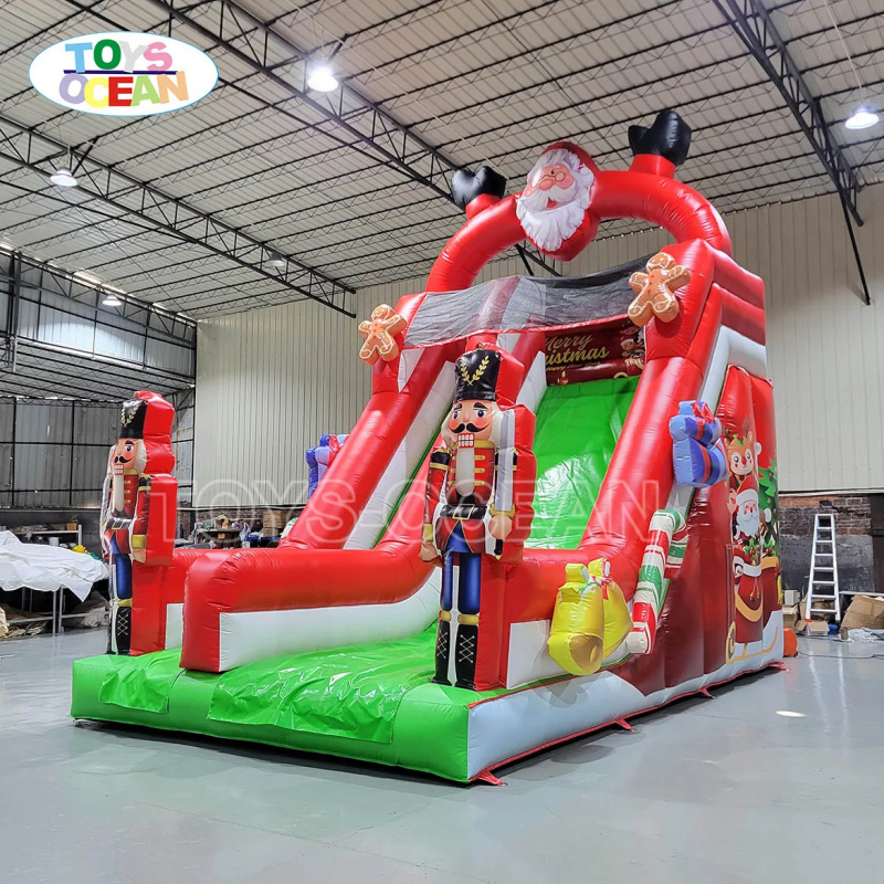 สไลเดอร์เป่าลมคริสต์มาสกลางแจ้ - Kids Outdoor Inflatable บทวิจารณ์และราคา
