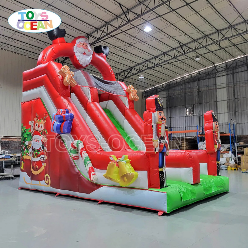สไลเดอร์เป่าลมคริสต์มาสกลางแจ้ - Kids Outdoor Inflatable บทวิจารณ์และราคา