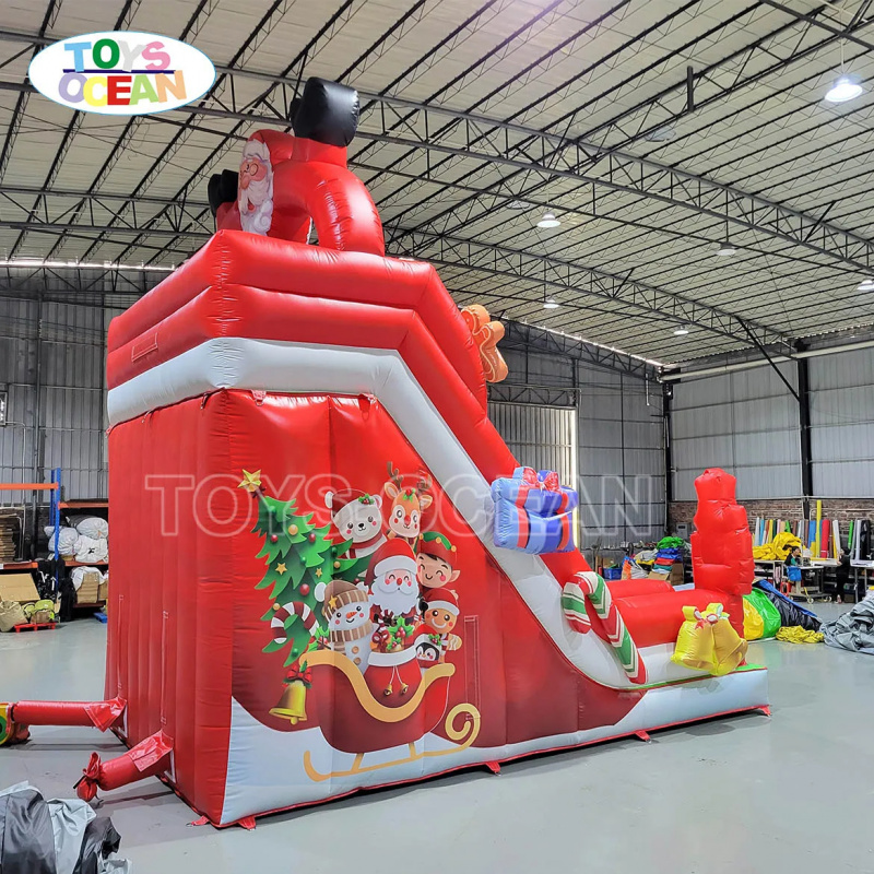 สไลเดอร์เป่าลมคริสต์มาสกลางแจ้ - Kids Outdoor Inflatable บทวิจารณ์และราคา