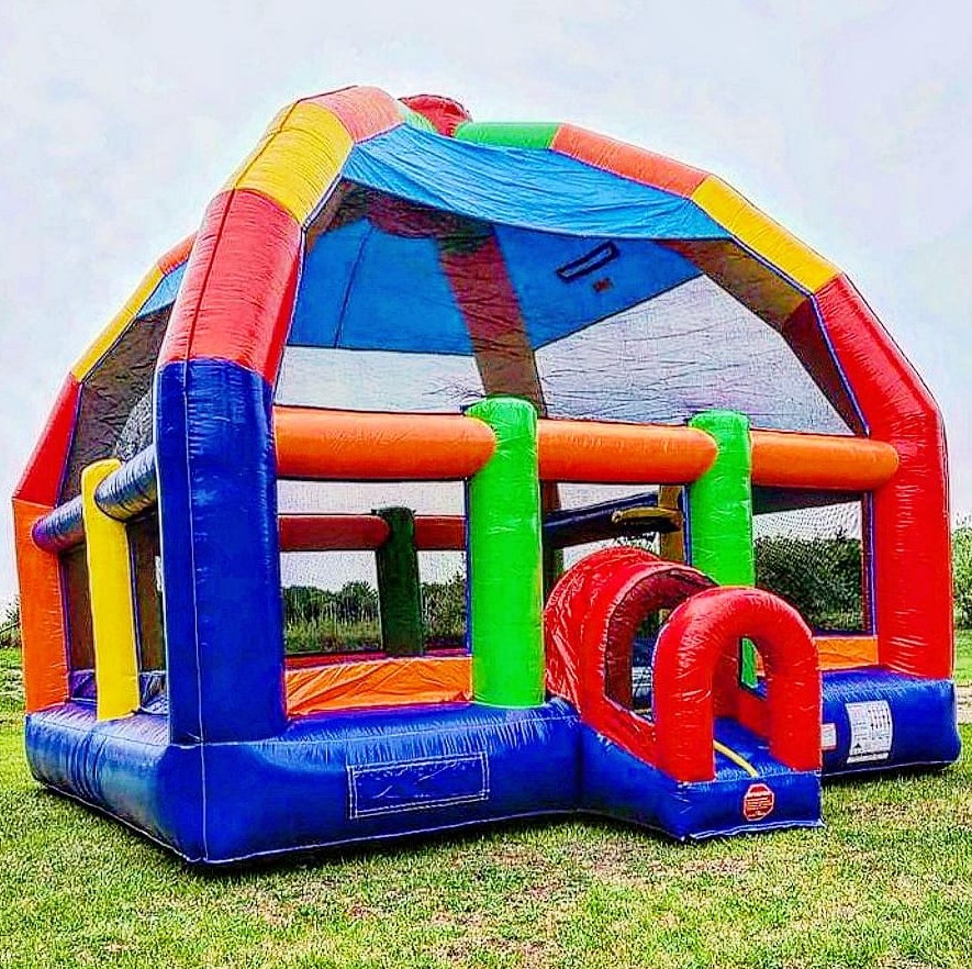 บ้านลมขนาดใหญ่ บ้านเด้งดึ๋งเป่ - Kids Outdoor Inflatable บทวิจารณ์และราคา