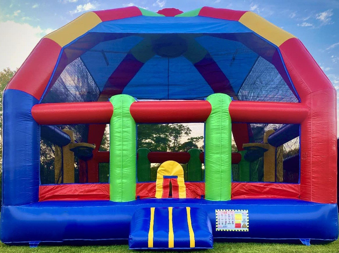 บ้านลมขนาดใหญ่ บ้านเด้งดึ๋งเป่ - Kids Outdoor Inflatable บทวิจารณ์และราคา
