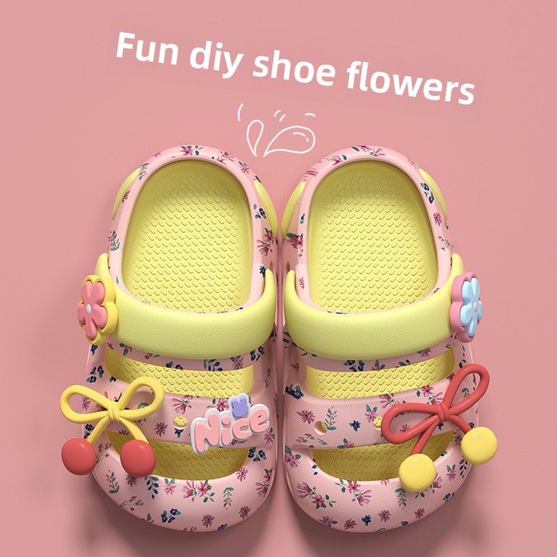รองเท้าแตะเด็กแบบมีโบว์ รุ่นให - Kids Indoor Outdoor Slippers บทวิจารณ์และราคา
