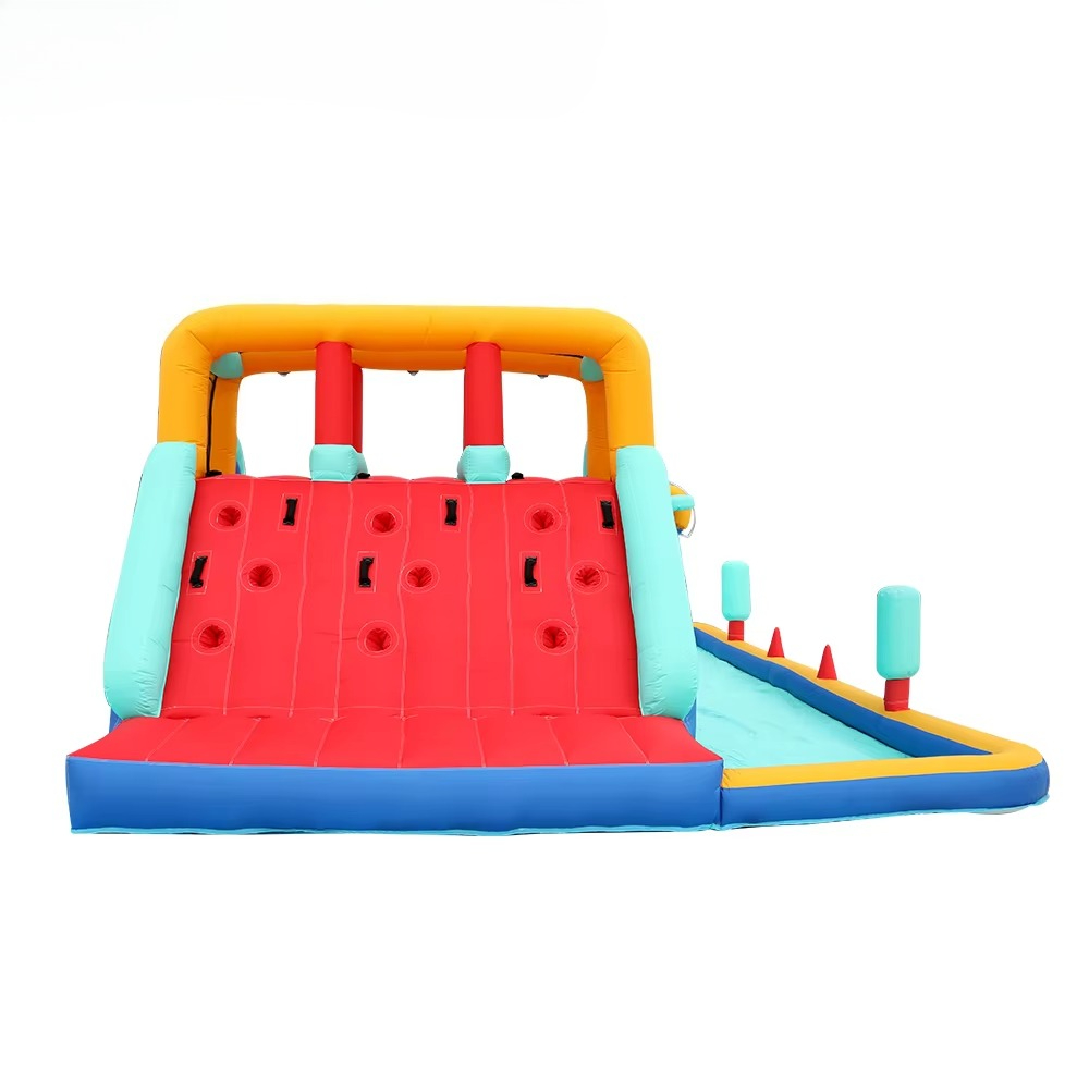 บ้านลมเป่าลมกลางแจ้งพร้อมสไลเด - Kids Outdoor House With Slide บทวิจารณ์และราคา