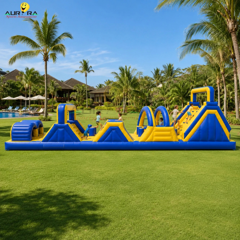 เครื่องเล่นเป่าลมแบบใหม่ สนามก - Kids Outdoor House With Slide บทวิจารณ์และราคา