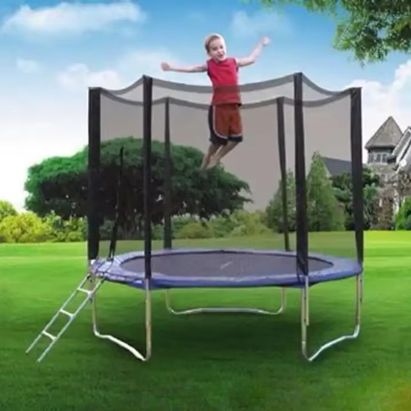 แทรมโพลีนพร้อมตาข่ายป้องกัน สำ - Kids Indoor Outdoor Trampoline บทวิจารณ์และราคา