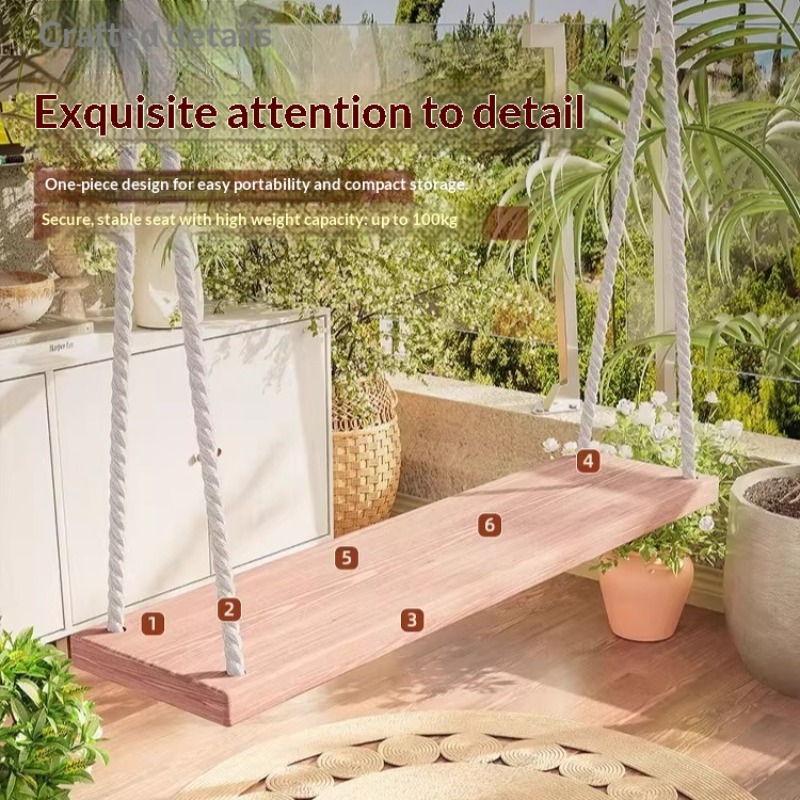 เก้าอี้ชิงช้าแบบแขวนสำหรับกลาง - Kids Outdoor Hammock Swing บทวิจารณ์และราคา