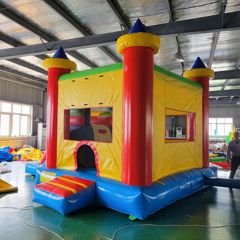 บ้านตีกลับพร้อมปราสาทกระโดดสไล - Kids Outdoor House With Slide บทวิจารณ์และราคา