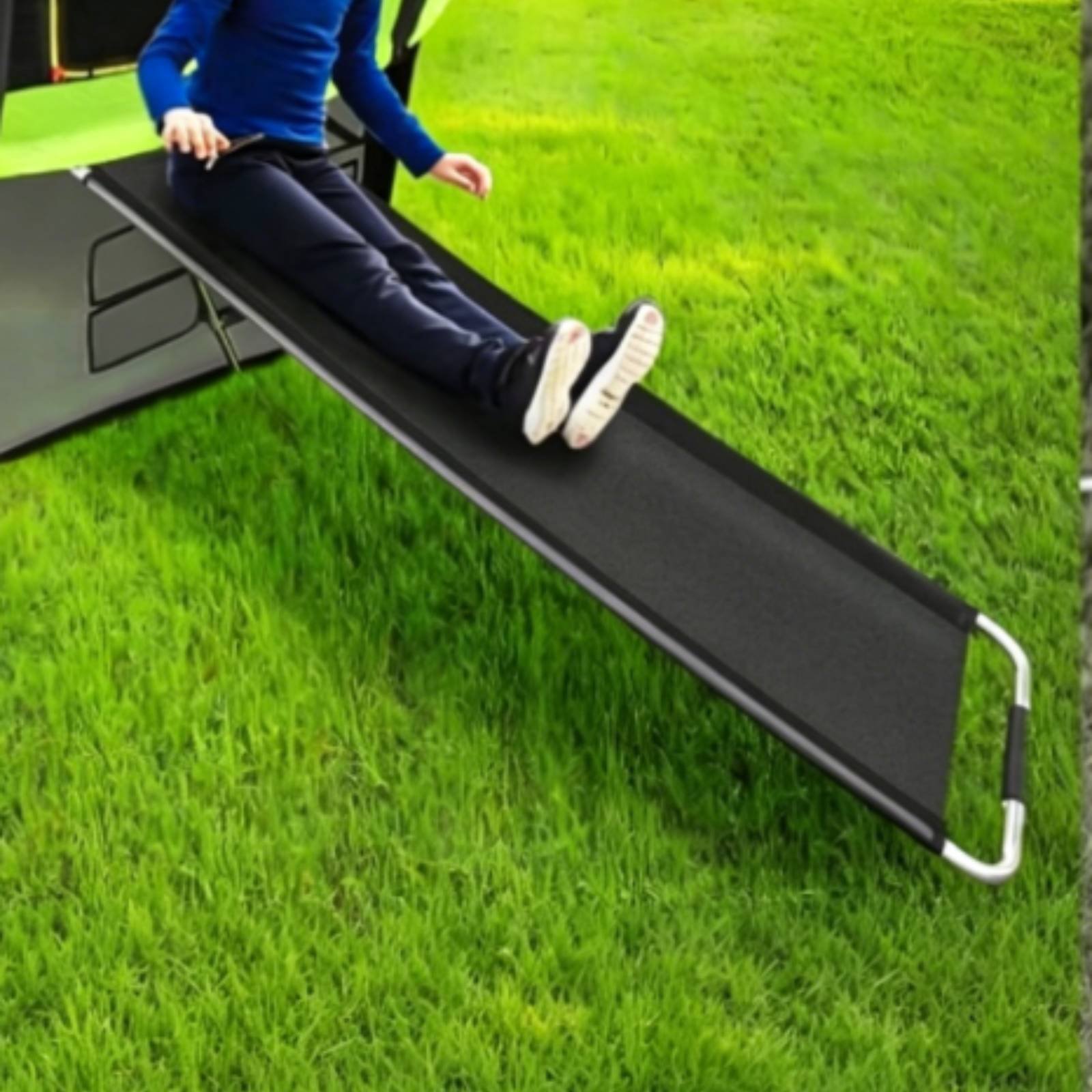 แทรมโพลีนเด็กพร้อมสไลเดอร์ ใช้ - Kids Indoor Outdoor Trampoline บทวิจารณ์และราคา