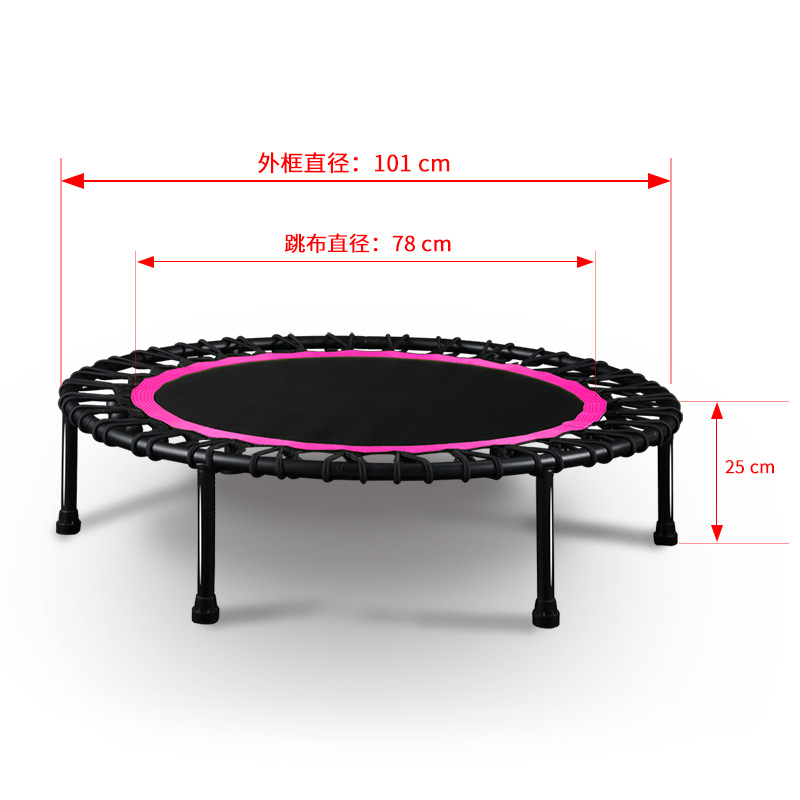 แทรมโพลีนเด้งเงียบขนาด 40 นิ้ว - Kids Indoor Outdoor Trampoline บทวิจารณ์และราคา