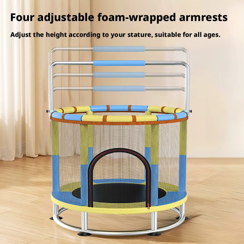 แทรมโพลีนพร้อมตาข่ายป้องกัน, ช - Kids Indoor Outdoor Trampoline บทวิจารณ์และราคา