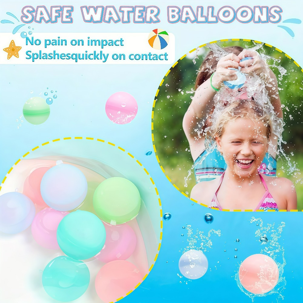 12/20/24/40 ชิ้นลูกโป่งน้ำแบบใ - Kids Outdoor Ball บทวิจารณ์และราคา