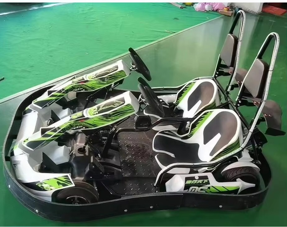 รถแข่งโกคาร์ทไฟฟ้าแบบสองที่นั่ - Kids Outdoor Karting บทวิจารณ์และราคา