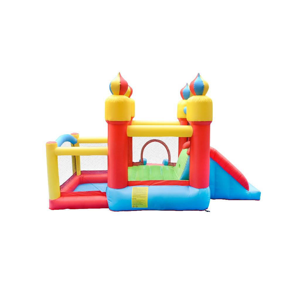 บ้านลมเด็กพร้อมสไลเดอร์ ผ้า Ox - Kids Outdoor House With Slide บทวิจารณ์และราคา