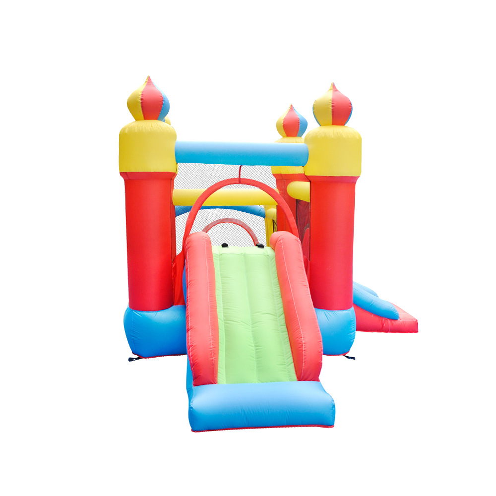 บ้านลมเด็กพร้อมสไลเดอร์ ผ้า Ox - Kids Outdoor House With Slide บทวิจารณ์และราคา