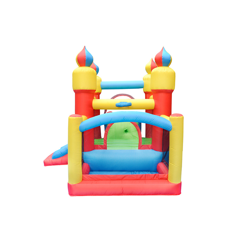 บ้านลมเด็กพร้อมสไลเดอร์ ผ้า Ox - Kids Outdoor House With Slide บทวิจารณ์และราคา