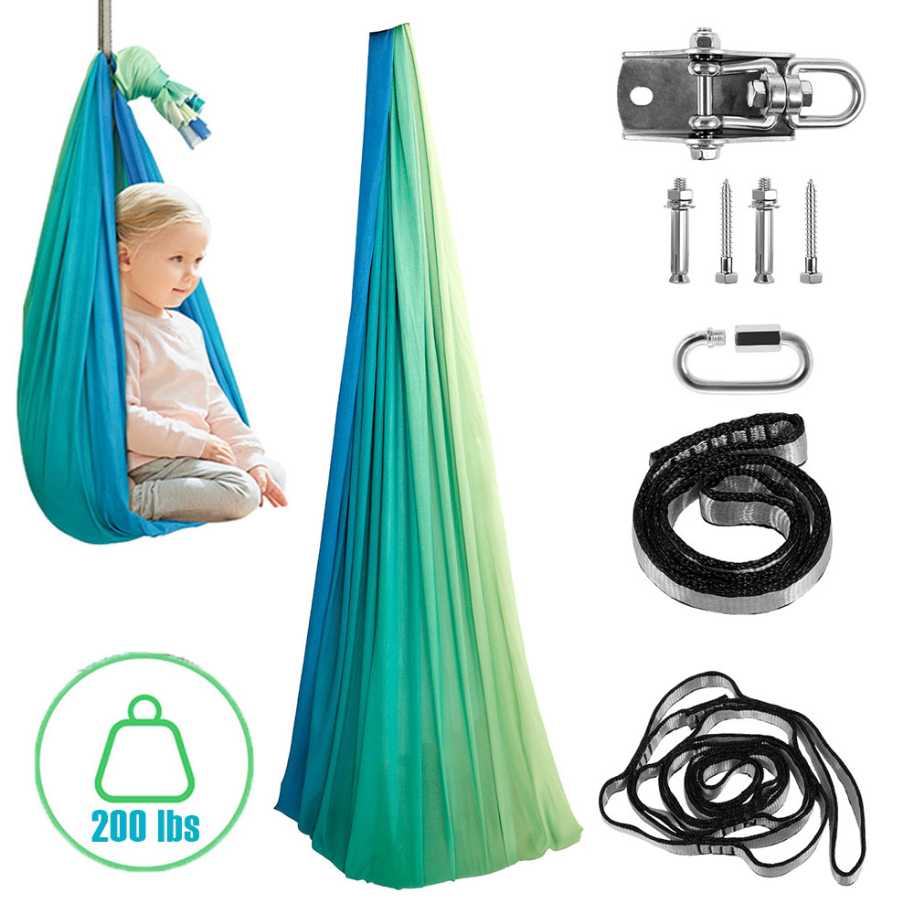 ชิงช้าประสาทสัมผัสสําหรับเด็ก  - Kids Outdoor Hammock Swing บทวิจารณ์และราคา