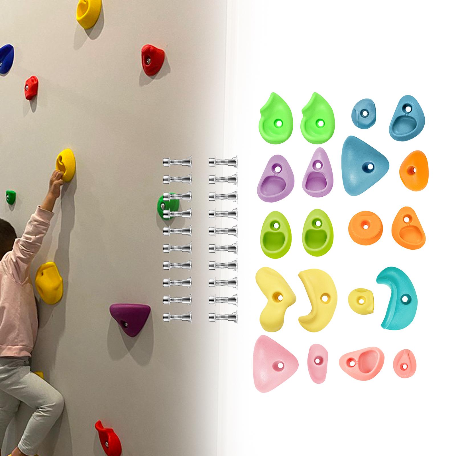 หินปีนป่ายกันลื่น ของเล่นสำหรั - Kids Outdoor Climbing Equipment บทวิจารณ์และราคา