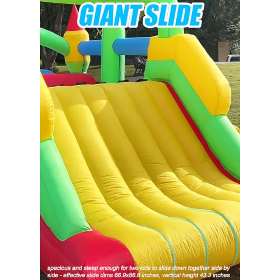 สนามเด็กเล่นเป่าลมกลางแจ้งสำหร - Kids Outdoor Obstacle Course บทวิจารณ์และราคา