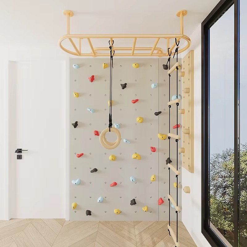 ผนังปีนป่ายสำหรับเด็กในร่ม/กลา - Kids Outdoor Climbing Equipment บทวิจารณ์และราคา