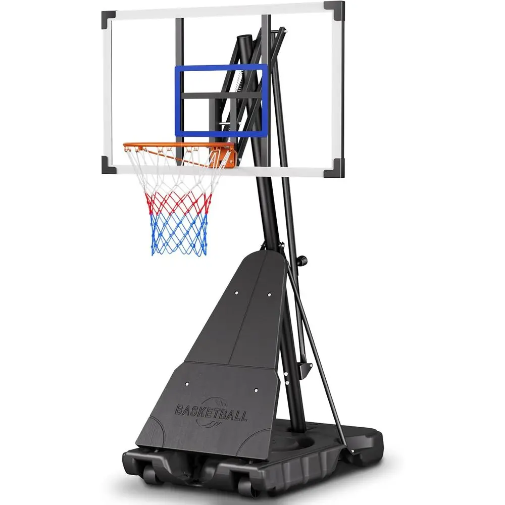 ห่วงบาสเก็ตบอลแบบพกพา 44 นิ้ว  - Basketball Hoop Outdoor บทวิจารณ์และราคา