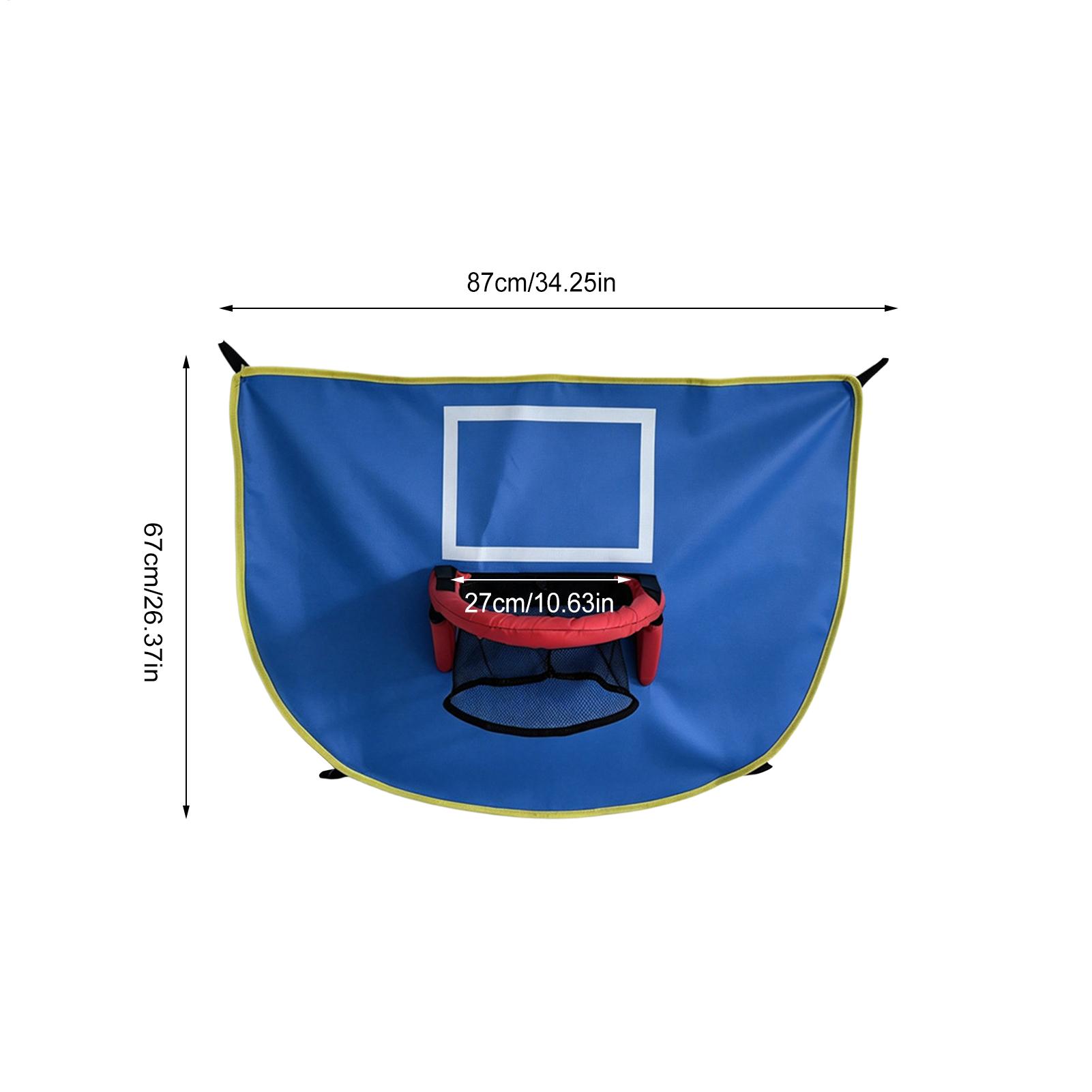 ห่วงบาสเก็ตบอลพร้อมปั๊มลมและลู - Kids Indoor Outdoor Trampoline บทวิจารณ์และราคา