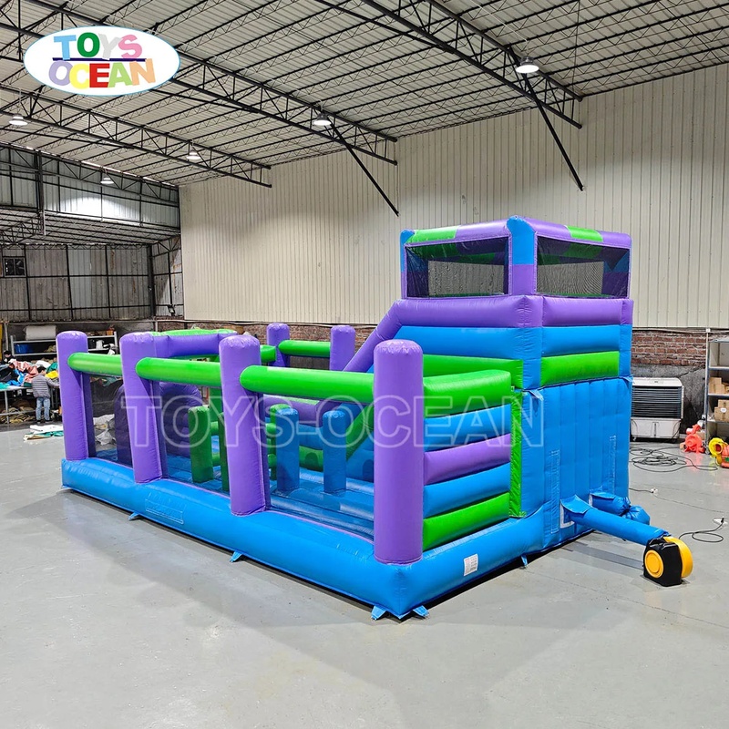 สนามกีฬาเป่าลมพร้อมสไลเดอร์, ส - Kids Outdoor Obstacle Course บทวิจารณ์และราคา