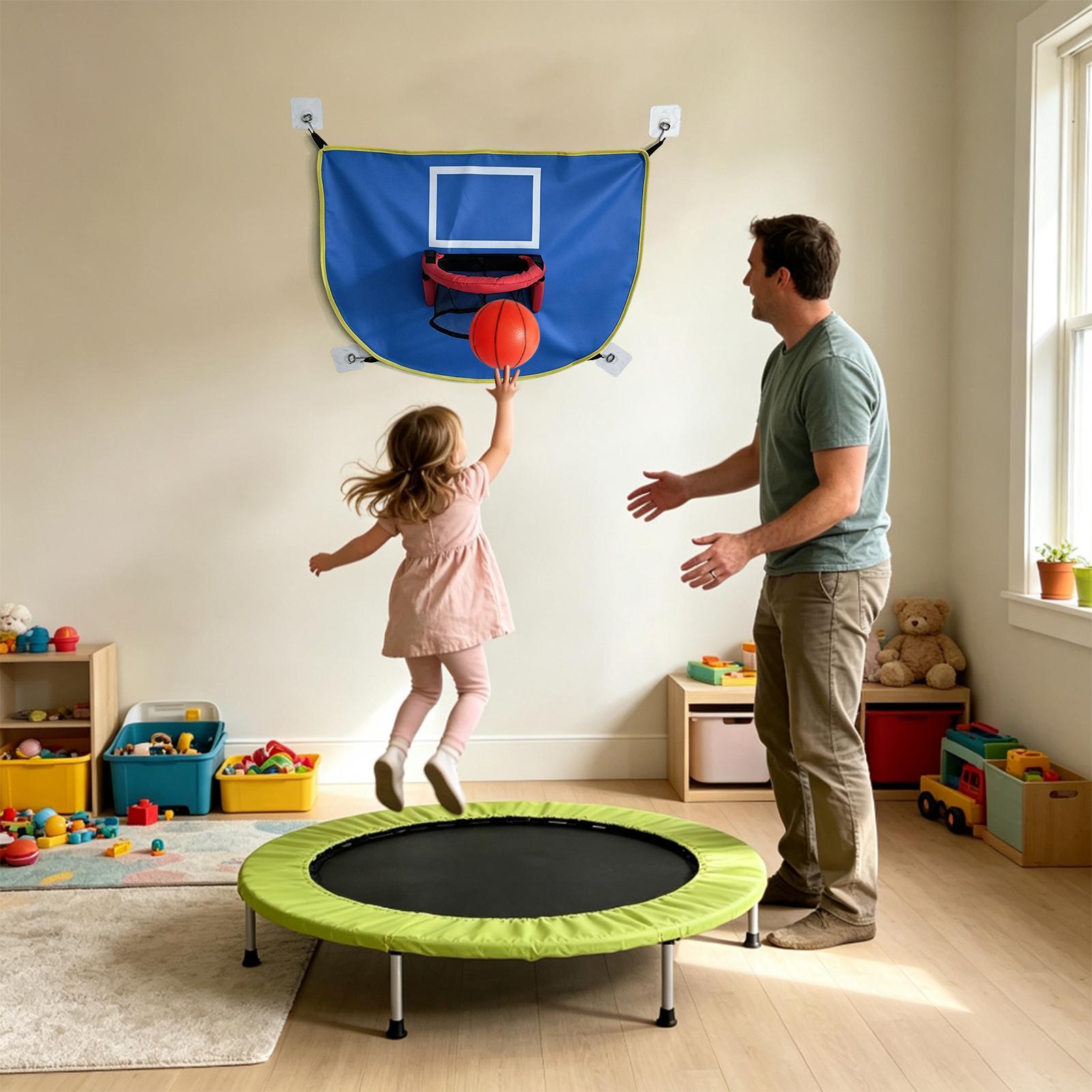 ห่วงบาสเก็ตบอลสำหรับแทรมโพลีนพ - Kids Indoor Outdoor Trampoline บทวิจารณ์และราคา