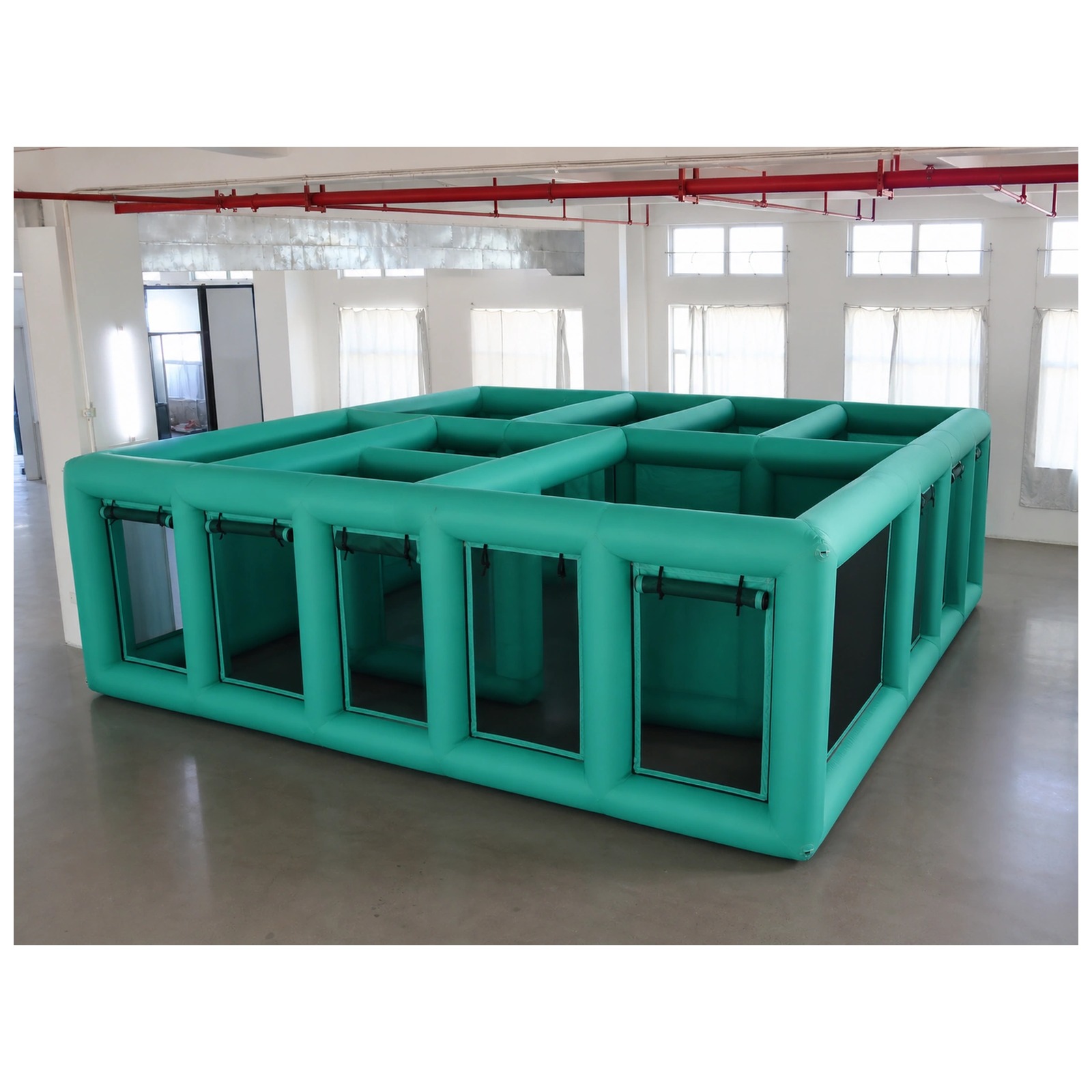เขาวงกตเป่าลม ขนาด 7x7 เมตร (2 - Kids Outdoor Inflatable บทวิจารณ์และราคา