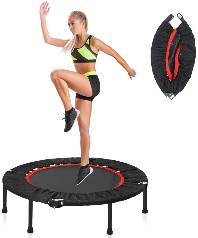 แทรมโพลีนแบบพับได้ขนาด 40 นิ้ว - Kids Indoor Outdoor Trampoline บทวิจารณ์และราคา