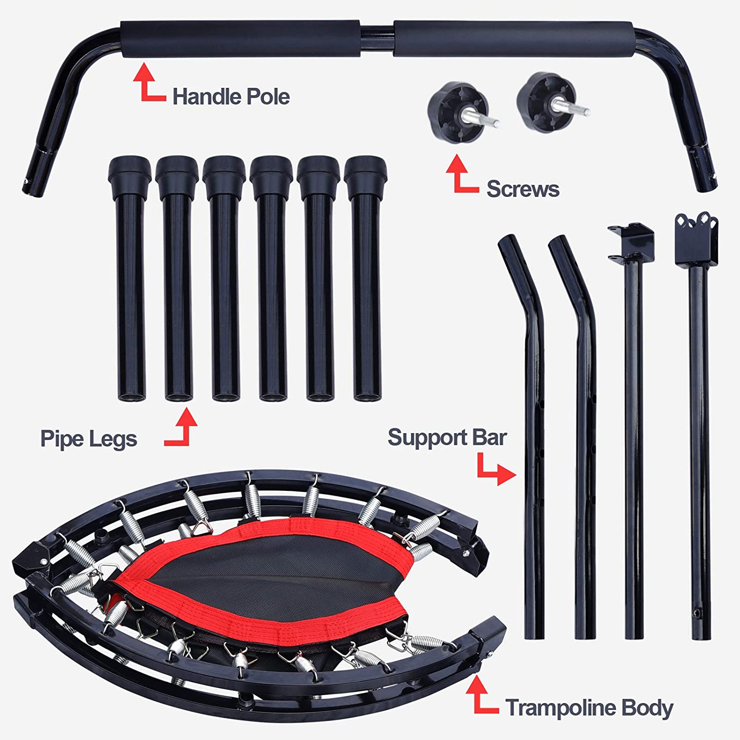 แทรมโพลีนแบบพับได้ขนาด 40 นิ้ว - Kids Indoor Outdoor Trampoline บทวิจารณ์และราคา