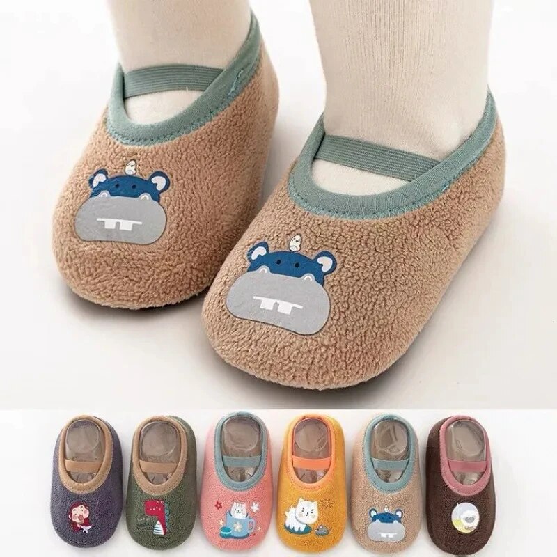 ถุงเท้ากันลื่นเด็กทารกแรกเกิด  - Kids Indoor Outdoor Slippers บทวิจารณ์และราคา