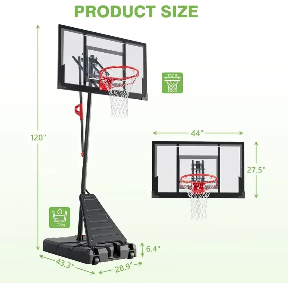 ห่วงบาสเกตบอลปรับระดับความสูงไ - Basketball Hoop Outdoor บทวิจารณ์และราคา