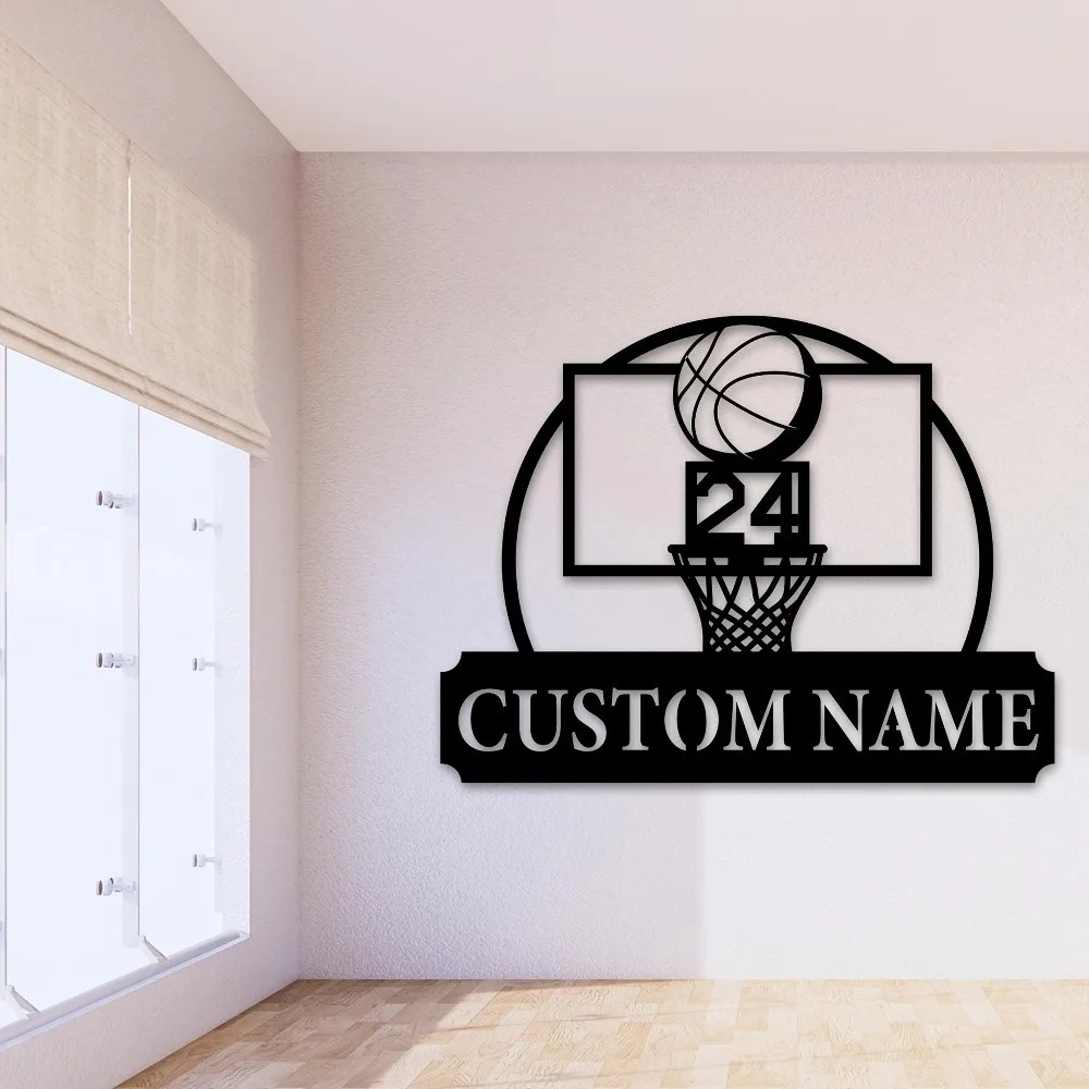[2D แบบแบน] ป้ายเหล็กติดผนังรู - Basketball Hoop Outdoor บทวิจารณ์และราคา