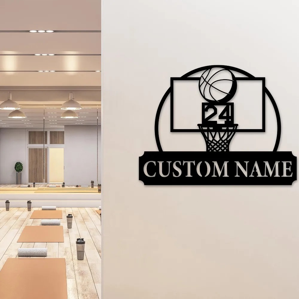 [2D แบบแบน] ป้ายเหล็กติดผนังรู - Basketball Hoop Outdoor บทวิจารณ์และราคา