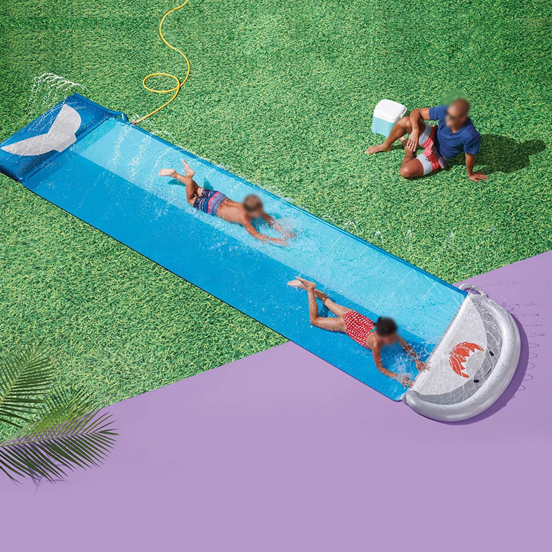 แผ่นสไลเดอร์น้ำรูปฉลามแบบอินเท - Kids Outdoor Mat บทวิจารณ์และราคา