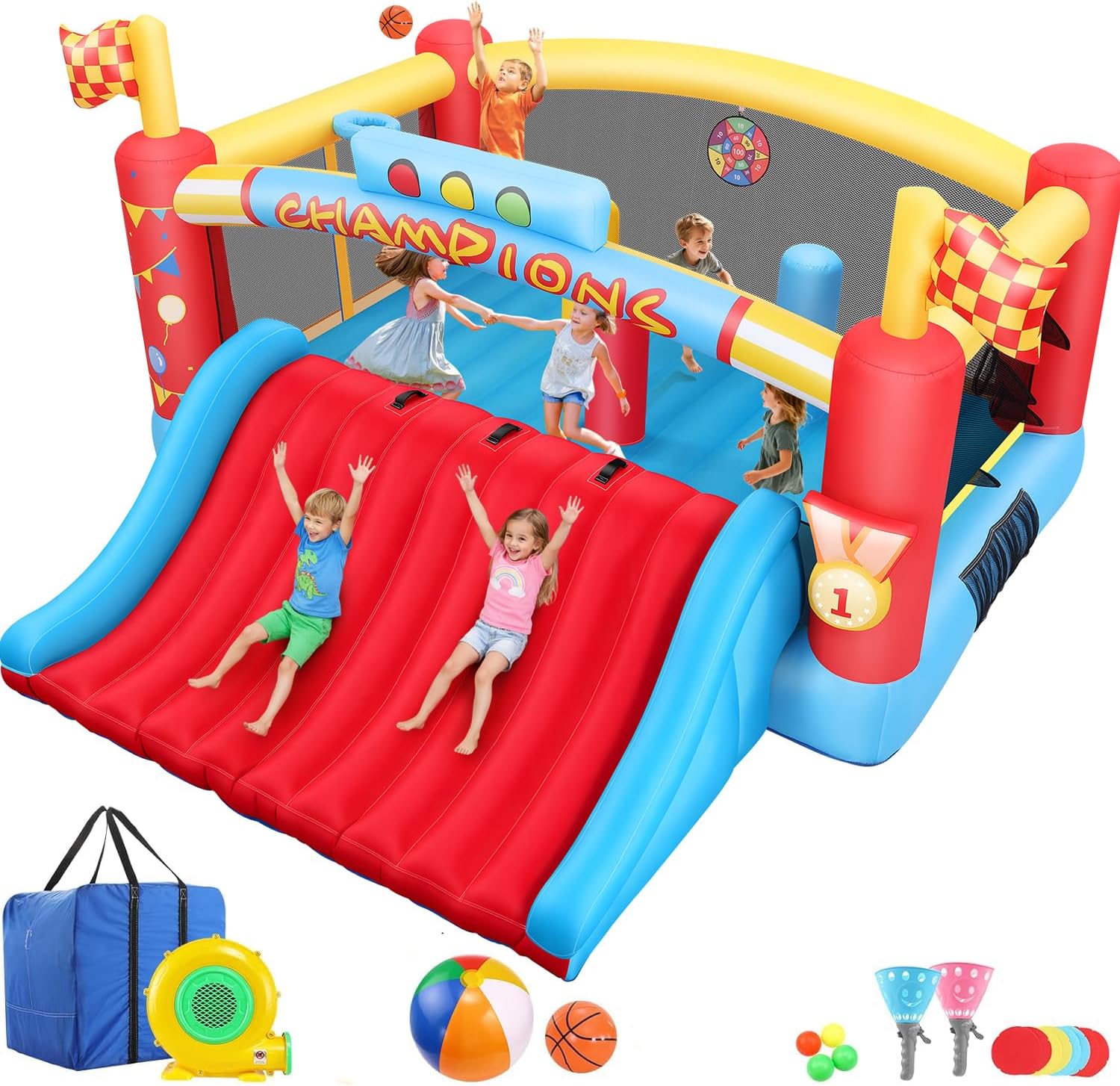 บ้านลมขนาดใหญ่สำหรับเด็กโต, บ้ - Kids Outdoor Inflatable บทวิจารณ์และราคา