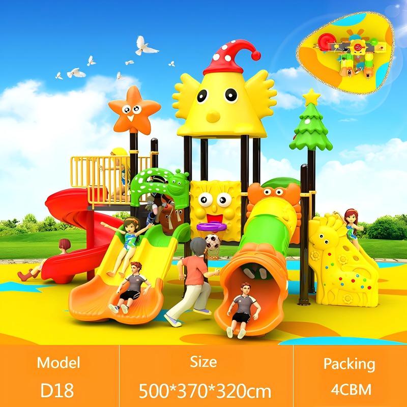 สไลเดอร์สนามเด็กเล่นพลาสติกสำห - Kids Outdoor Garden Set บทวิจารณ์และราคา