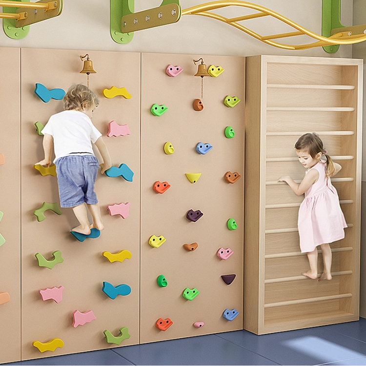 อุปกรณ์ปีนผาจำลองในร่มสำหรับเด - Kids Indoor Outdoor Trampoline บทวิจารณ์และราคา